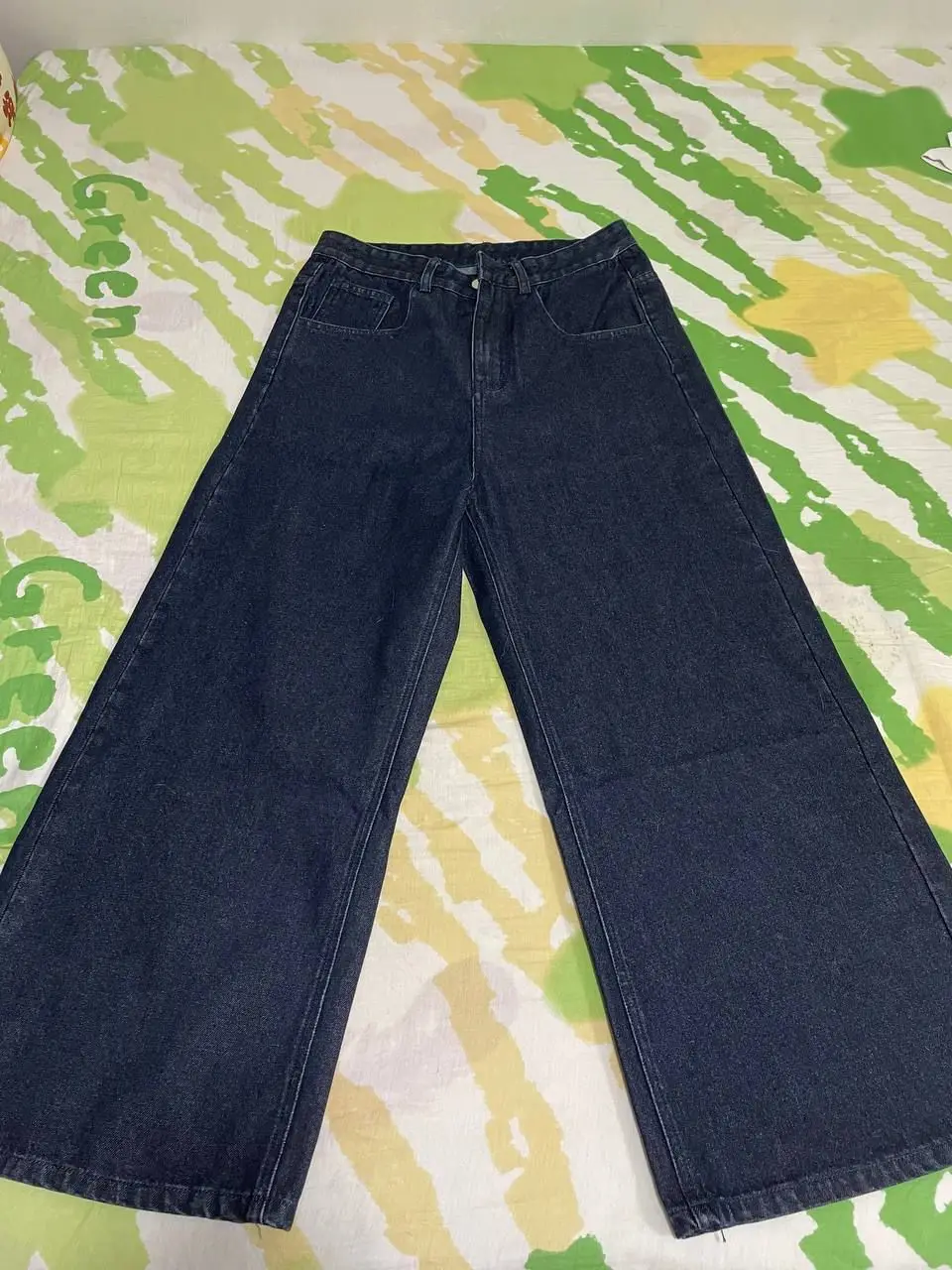 Calça jeans de perna reta lavada masculina, calça casual Y2K jeans folgada bordada, calça cargo nova rocha, calça jeans de perna larga, roupa de rua