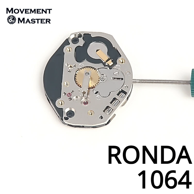 RONDA 1064 Movement 2Hands Brand New Quartz Movement Watch Movement Accessories