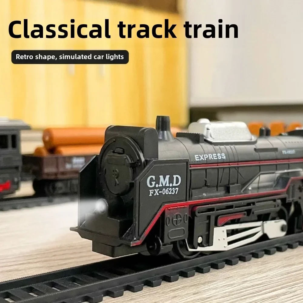 Train électrique avec 3 voitures avec lumière et son - Juguetesland