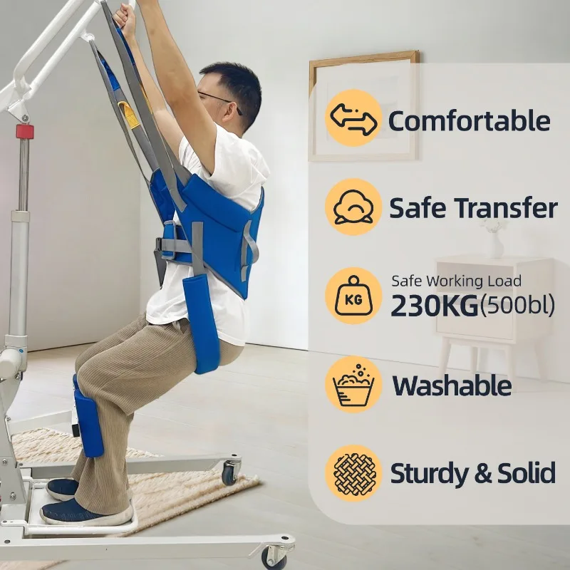 Standing Mover Assisted Elderly Semi Standing Strap Safe Transfer Washable Straps Sitting Stand Lift Machine Dedicated Sling