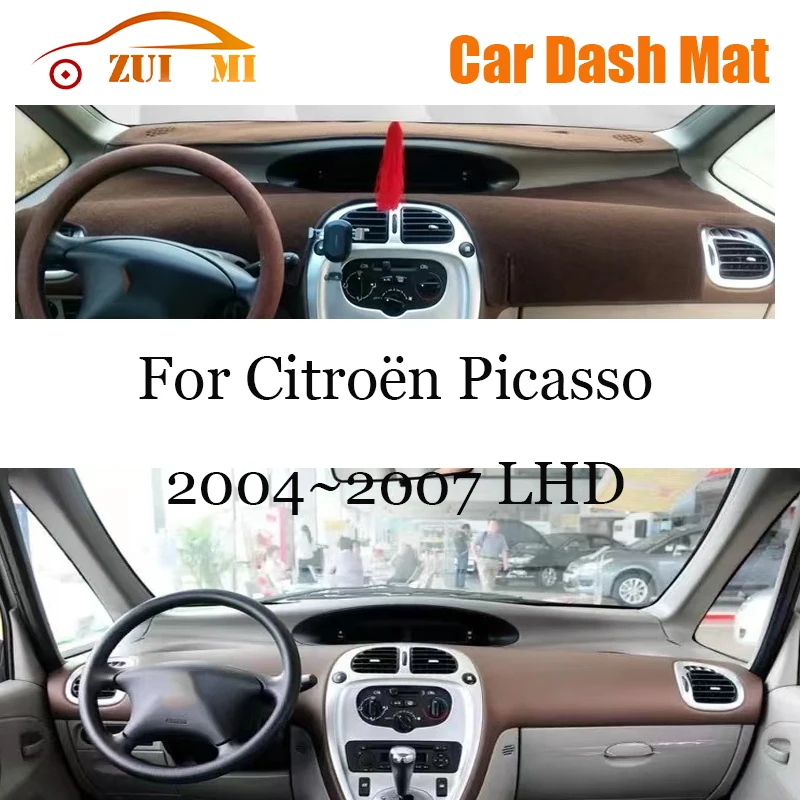 ZUIMI Dashboard Cover Dash Mat Dashmat For Citroën Picasso 2004~2007 LHD Dash Board Cover Pad Sun Shade