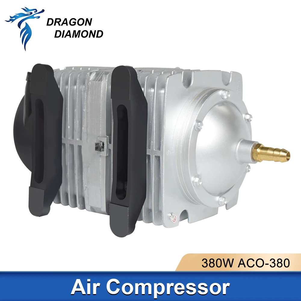 エアコンプレッサー 380 ワット 220 V 280L/分電気磁気エアアシストポンプ ACO-380 Co2 レーザー彫刻切断機用