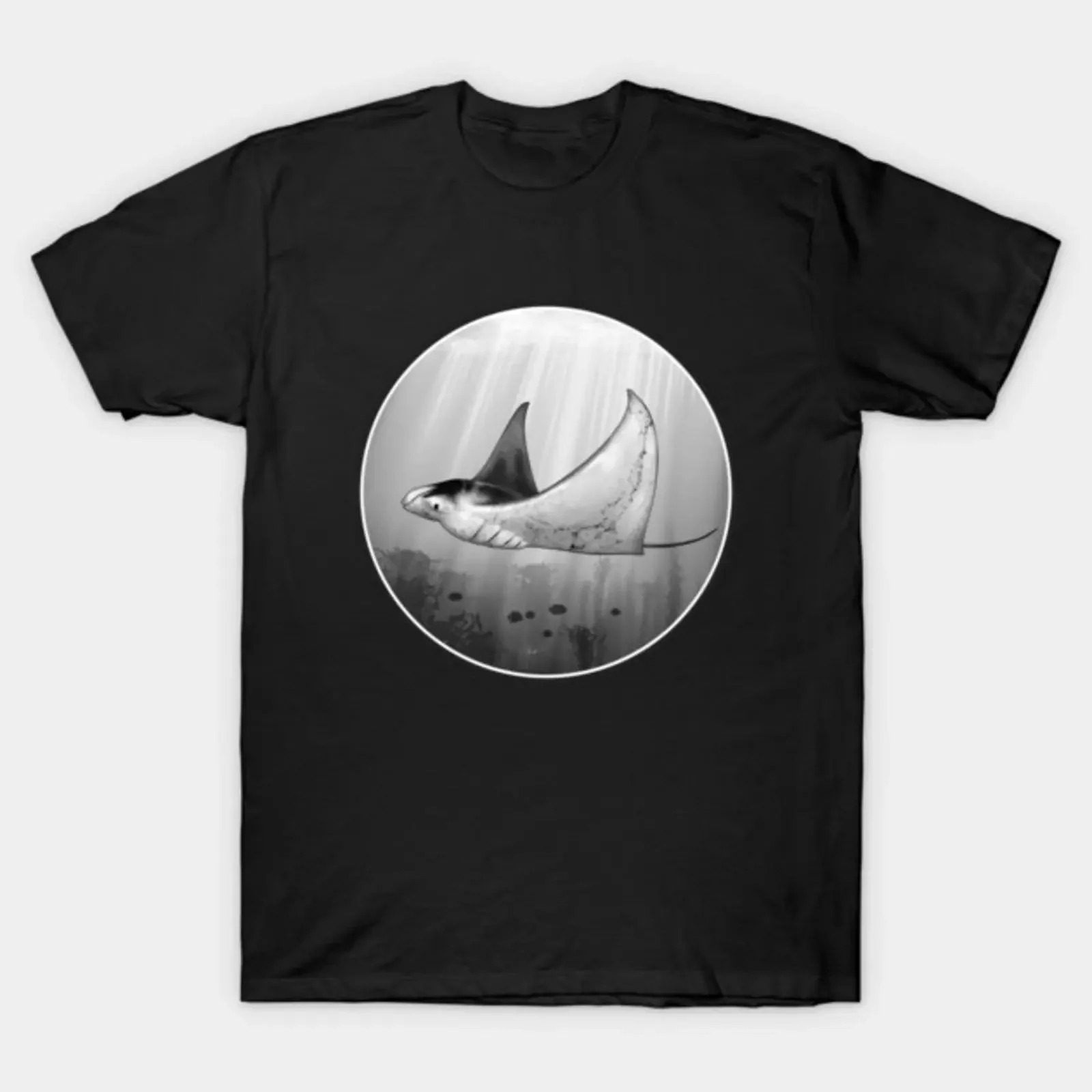 Manta Ray T Shirt vintage Washed graphic Slightly Soft fashion Versatile designer clothes Stretched Top For Everyday Wear homme
