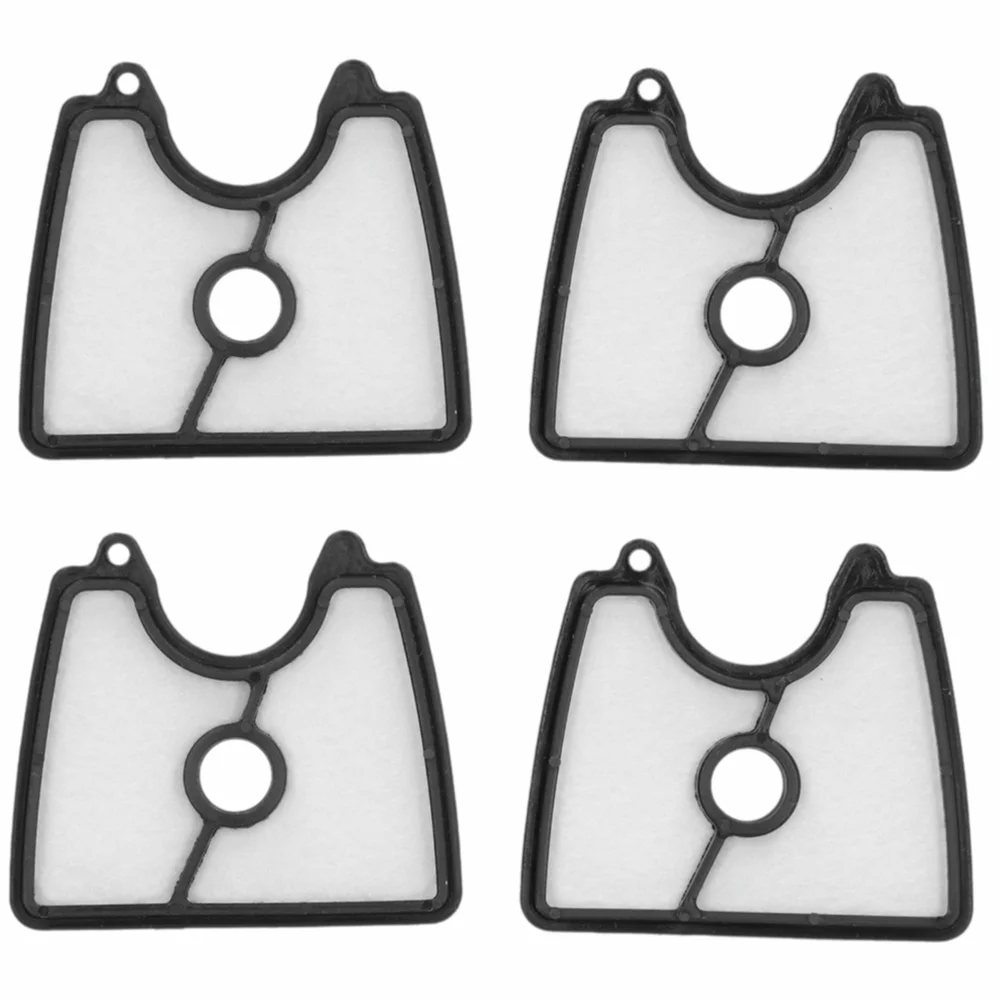 4PCS White Air Filters Replacement Cotton Easy to Install Gardening Tools Accessories Compact for Husqvarna 125B 125BVX 125BX