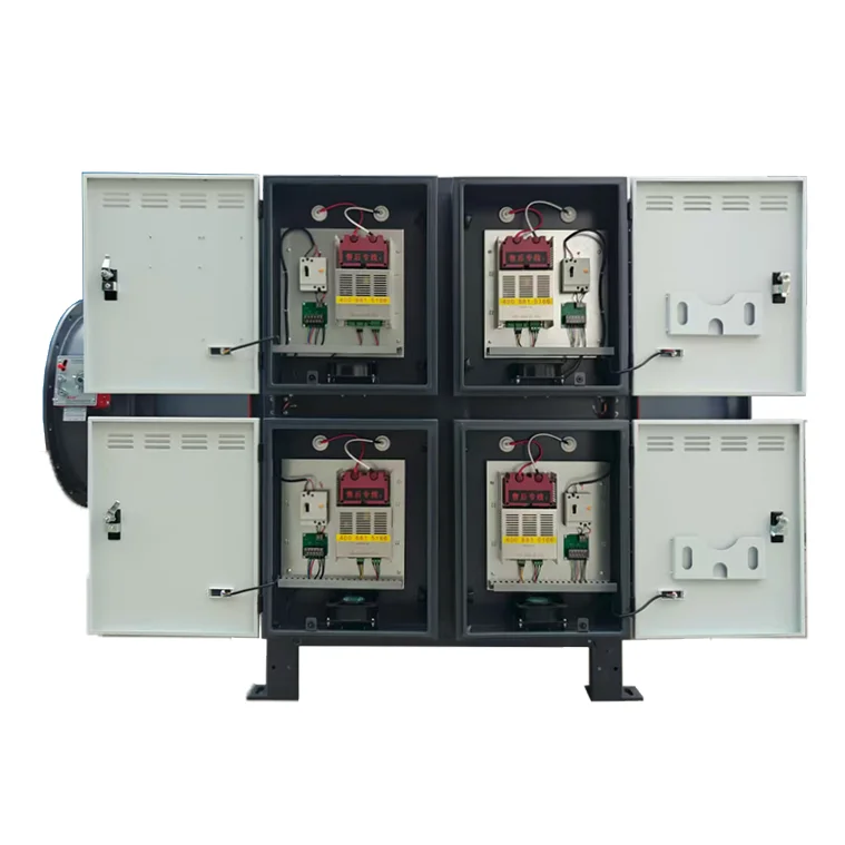 Durable HongJing Oil Mist Collector High-Voltage Generator Model S8 4 Electric Fields 98% Purify Disposal Machinery