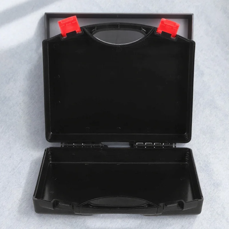 Multifunctional Hardware Drill Bit Storage Box Portable Pp Tool Organizer Transparent Lid For Small Parts Diy Craftsman