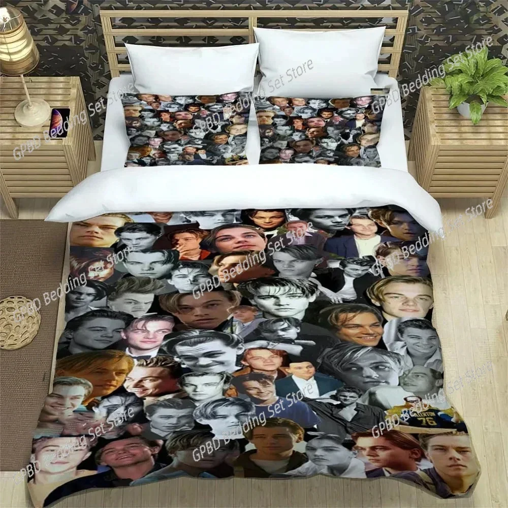Movie Titanic Leonardo DiCaprio 3D Bedding Set Duvet Cover Pillowcases Single Twin Full Queen King Size Home Decor Quilt Boys Gi