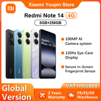 Global Version Xiaomi Redmi Note 14 4G Smartphone MediaTek Helio G99-Ultra 108MP AI Camera 5500mAh Battery 6.67\