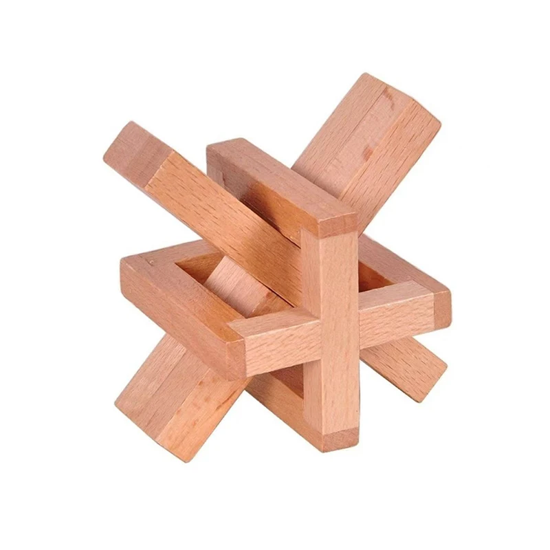 WeiCheng Luban Lock Puzzle Unlock Interlock Game IQ Test Brain Teaser for Mental Challenge Educational Toys Kids Adults