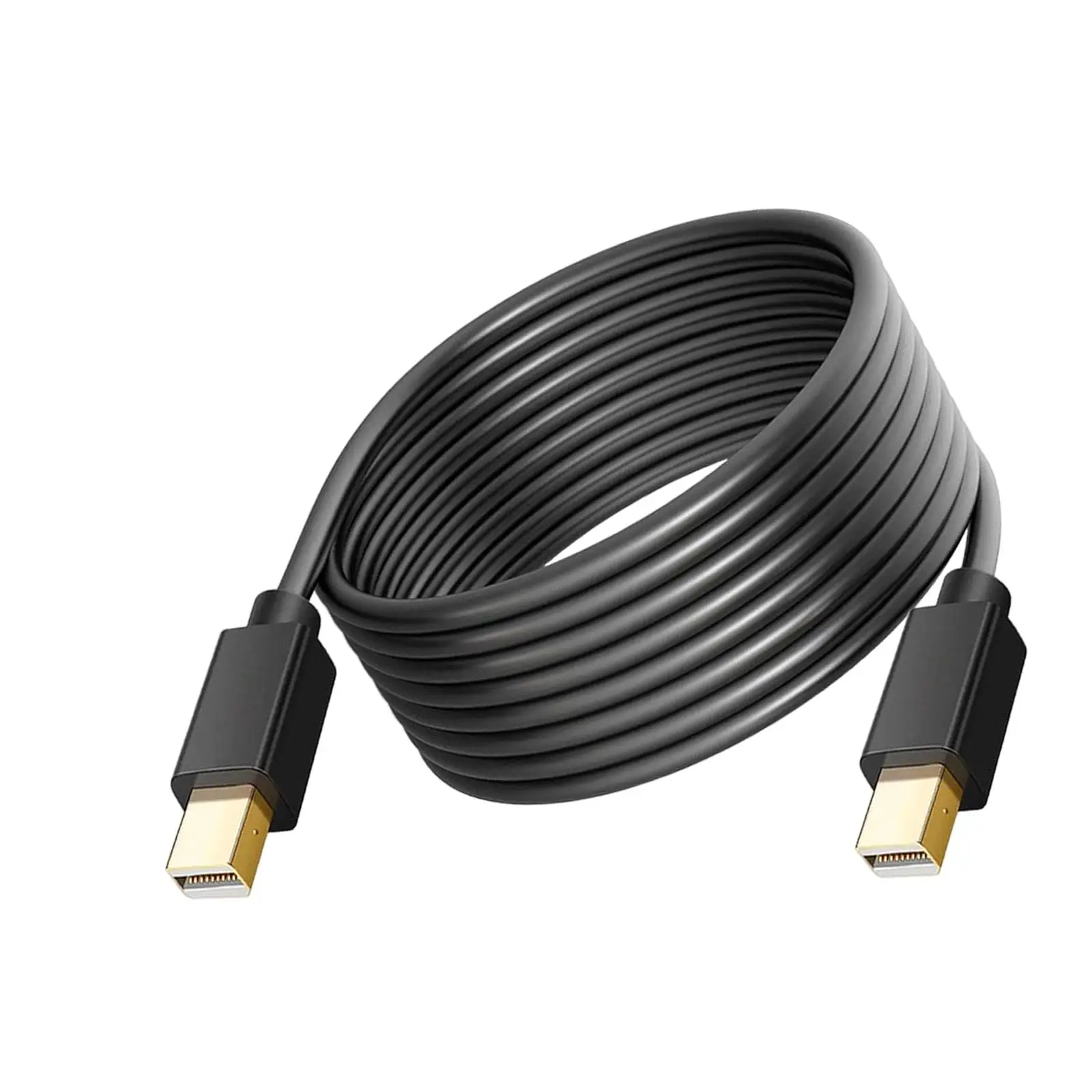 1.8 Meter Mini DP toward mini DP Cable, Multiple Shielding Flexible PVC ,Black