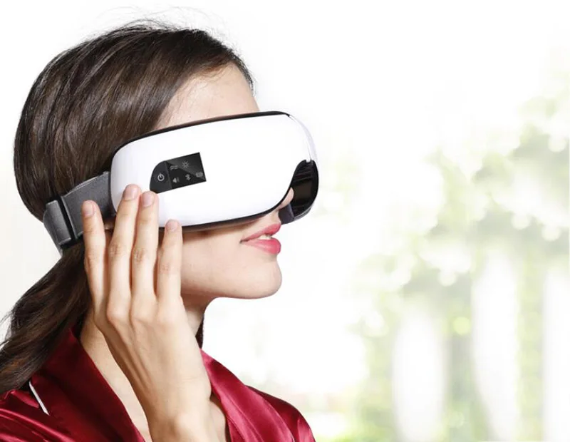 جهاز HANRIVER Eye اللاسلكي تطبيق حراري لحماية العين لتقليل تعب العين جهاز تدليك العين