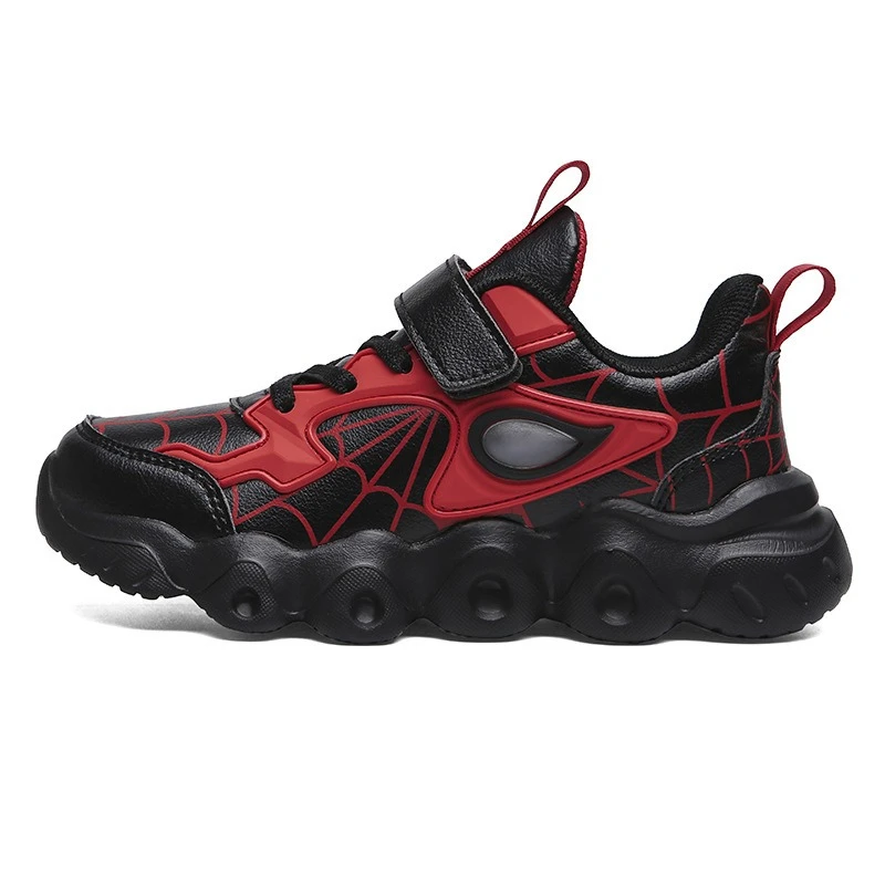 

2026 Spider-Man Leather Sneakers for Kids, Fashion Sport Running Shoes for Students New Arrival