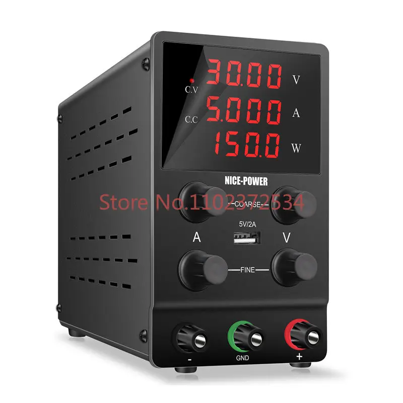 Nice Power SPS305 30V 5A Black Uninterrupted dc regulated Power Supply for Cellphone Repair