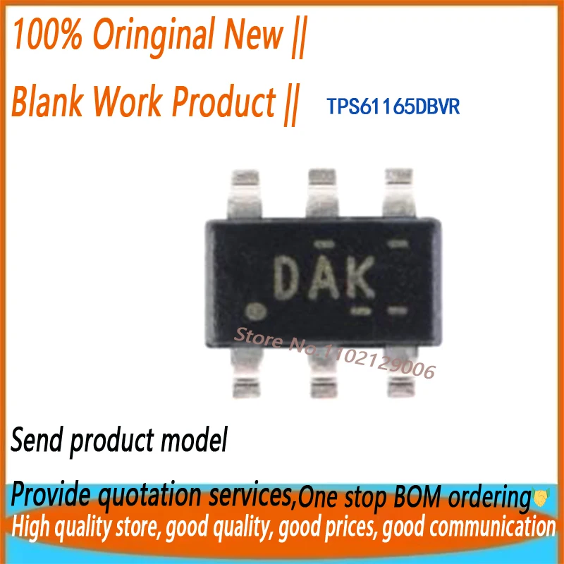 

10Pcs/Lot New original TPS61165DBVR DAK SOT-23-6