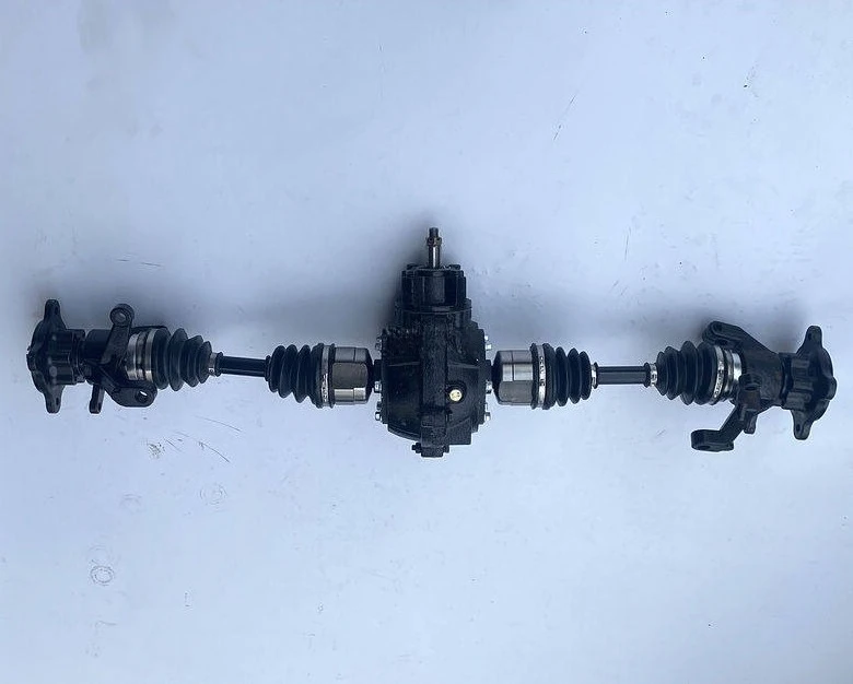 Modified four-wheel go kart accessories, self-made four-wheel drive four-wheel axle transmission front and rear wheel drive