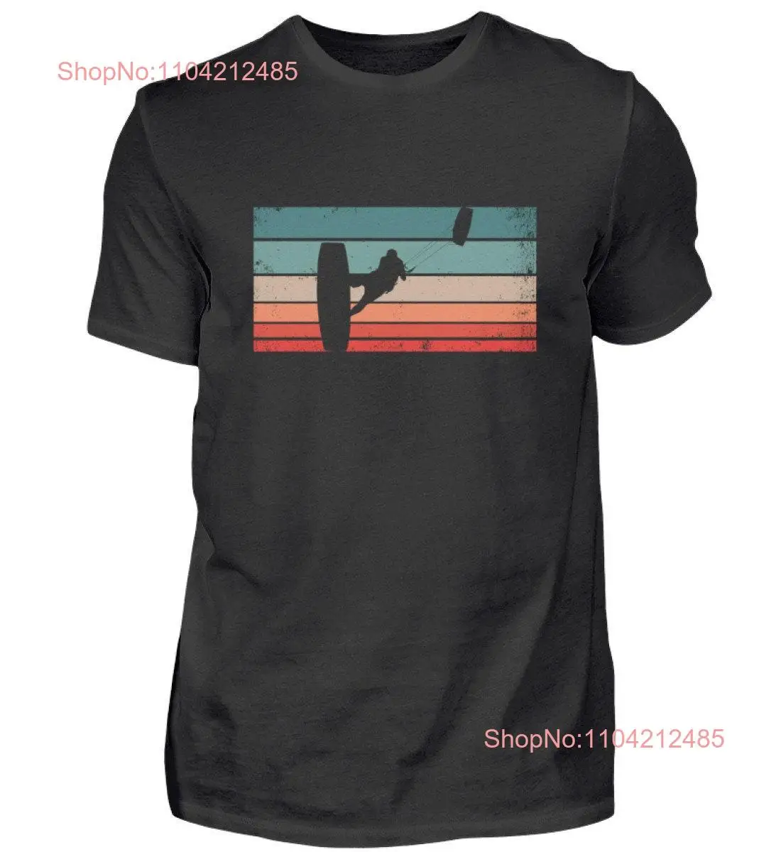 Kitesurfing Vintage Kite Kiteboarding T Shirt long or short sleeves