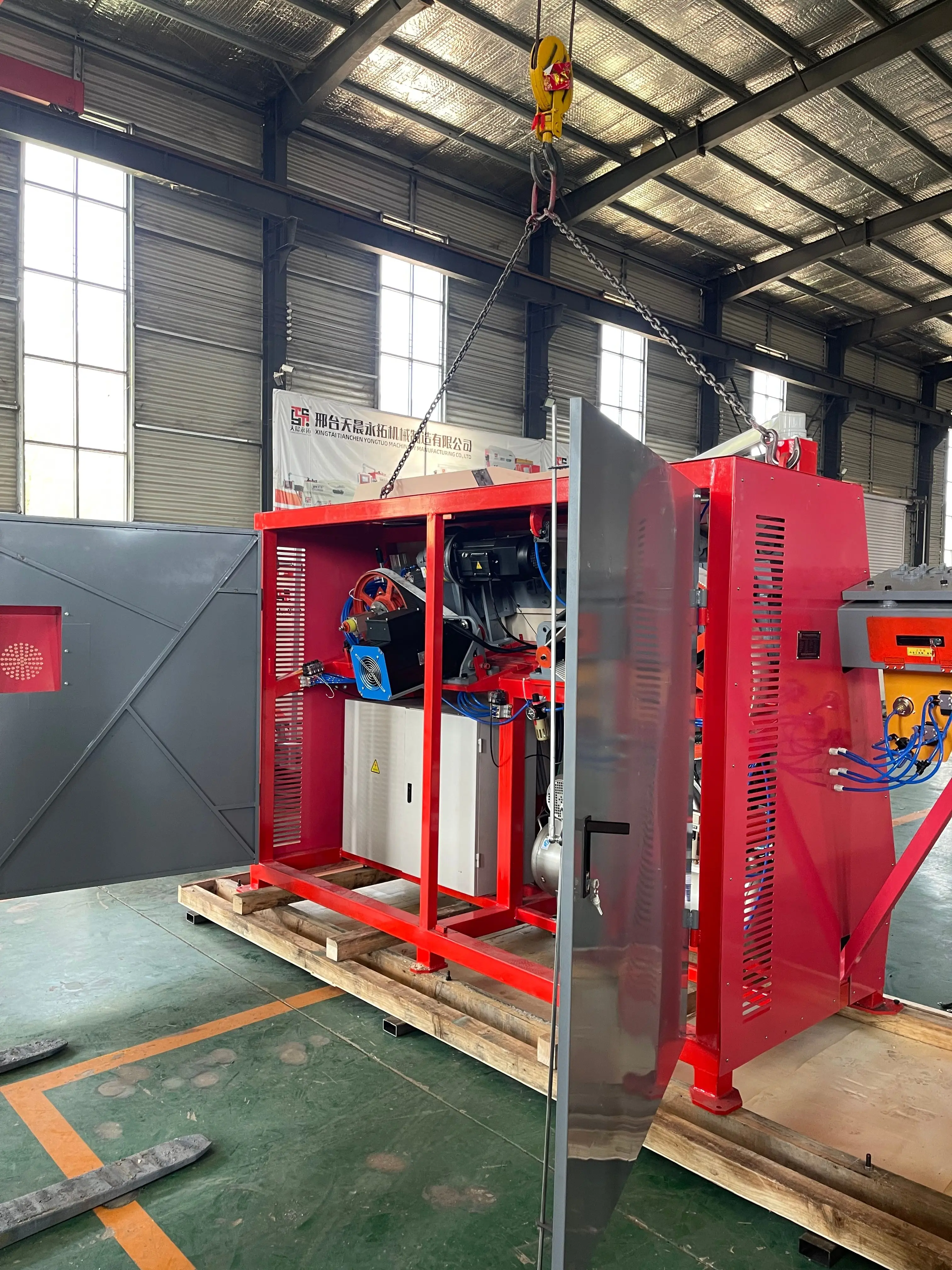 CNC Threaded Steel Automatic Spiral Bending Machine Rolling and Arc Bending on Rebar and Carbon Steel with Motor Control