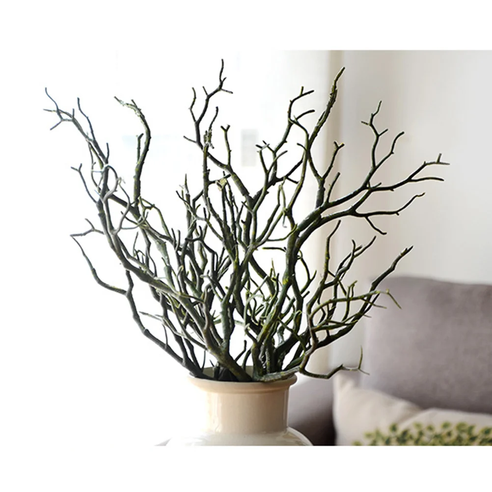 Artificial Dried Tree Branches Plastic Fake Plants Twigs Dry Branches multiuse Antlers Horn Shaped Branch Home office Decor