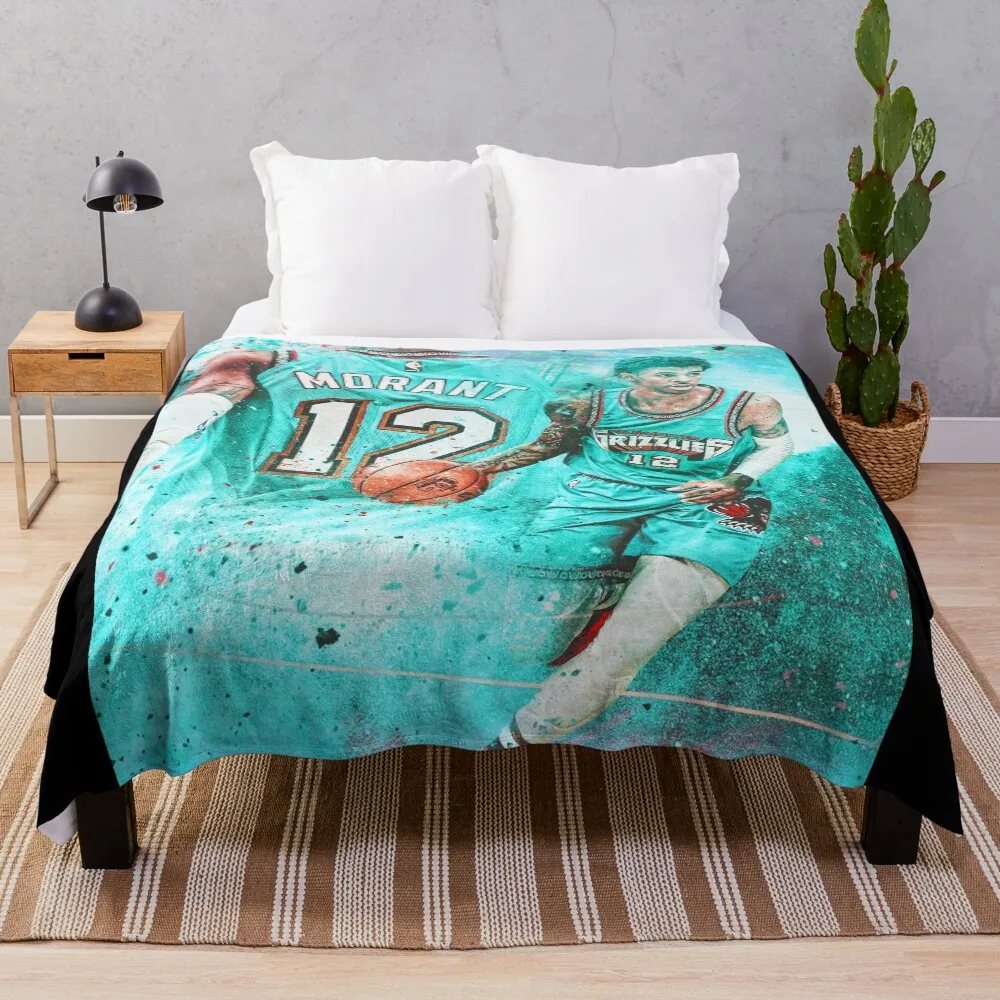 

Ja Fly Morant 12 Throw Blanket