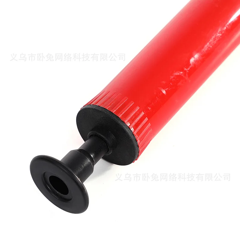 Tubo de inflação de balão, tubo de inflação de impulso manual, bomba de inflação, acessórios de jangadas de piscina de bola de anel de natação, tubo de inflação portátil
