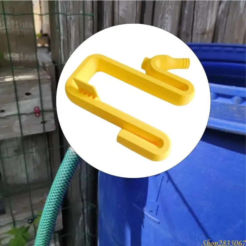 Suporte mangueira inundação para balde chuva não perfura calha para drenos, armazenamento cada, ensina 831F