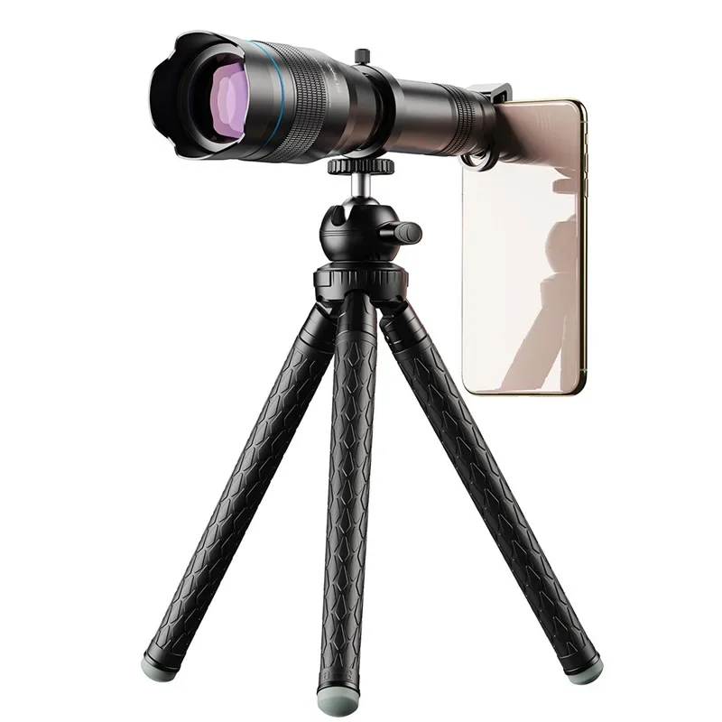 60 times mobile phone telephoto lens far shot moon bird high definition telescopic lens external camera