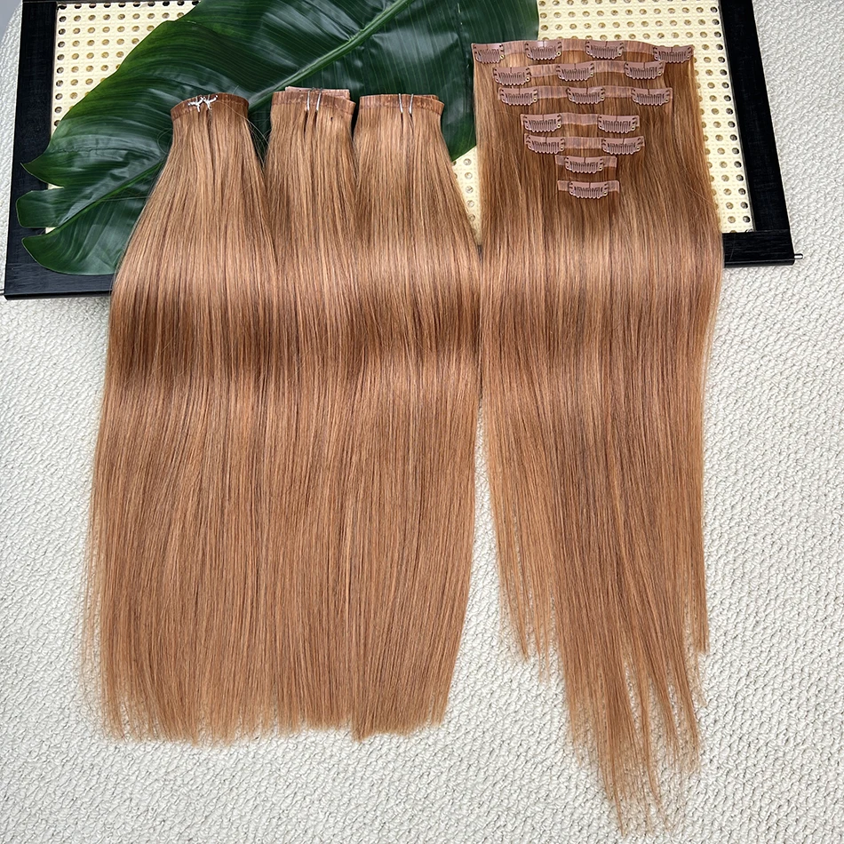 # 30가지 색상의 스트레이트 PU 클립인 헤어 익스텐 - Seamless Clip In Hair Extensions Human Hair 리뷰 및 가격