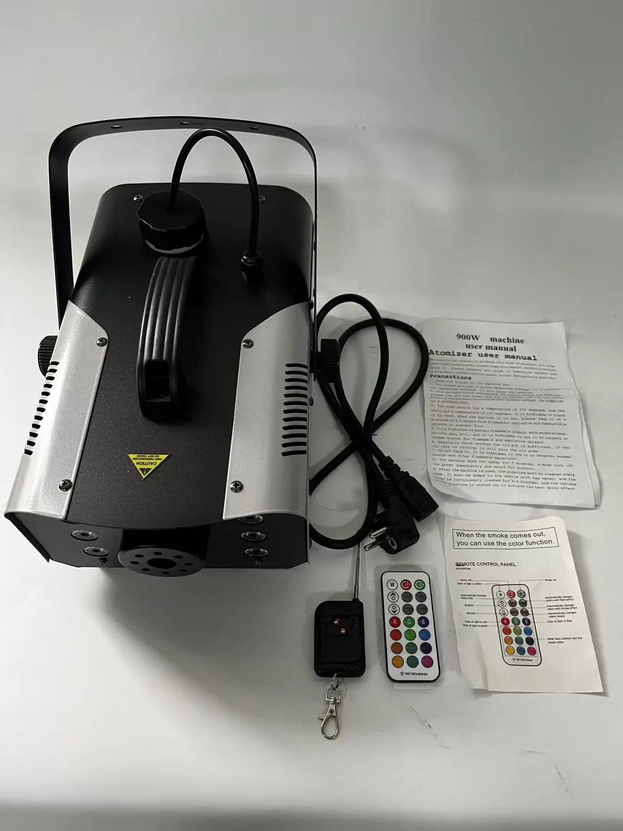 900W Smoke Machine Remote Control Fog Machine Professional Special Effect Stage Equipment for DJ Party Disco Wedding Setting