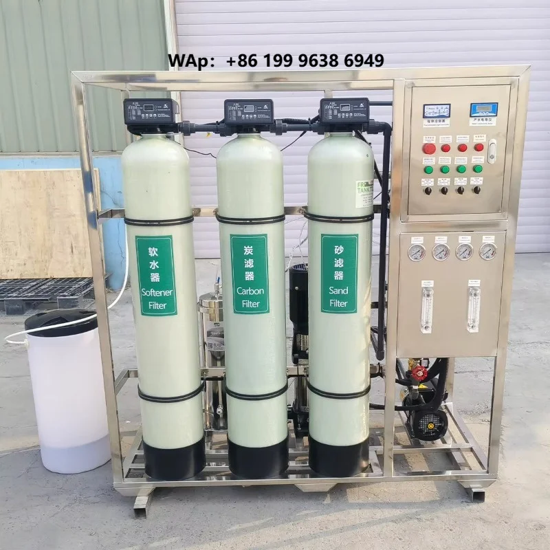 Agricultural Greenhouse Agricultural Irrigation RO System Reverse Osmosis System 250LPH FRP Tank Water Station Factory