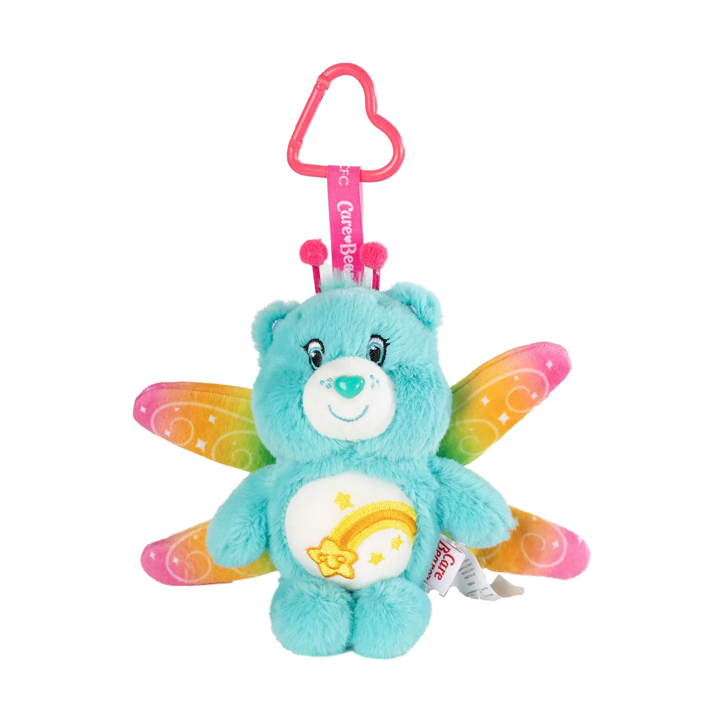 

Плюшевый брелок Care Bears из серии «Насекомые»: бабочка и пчела, милый пушистый аксессуар для сумки, подарок для детей и фанатов мультфильмов