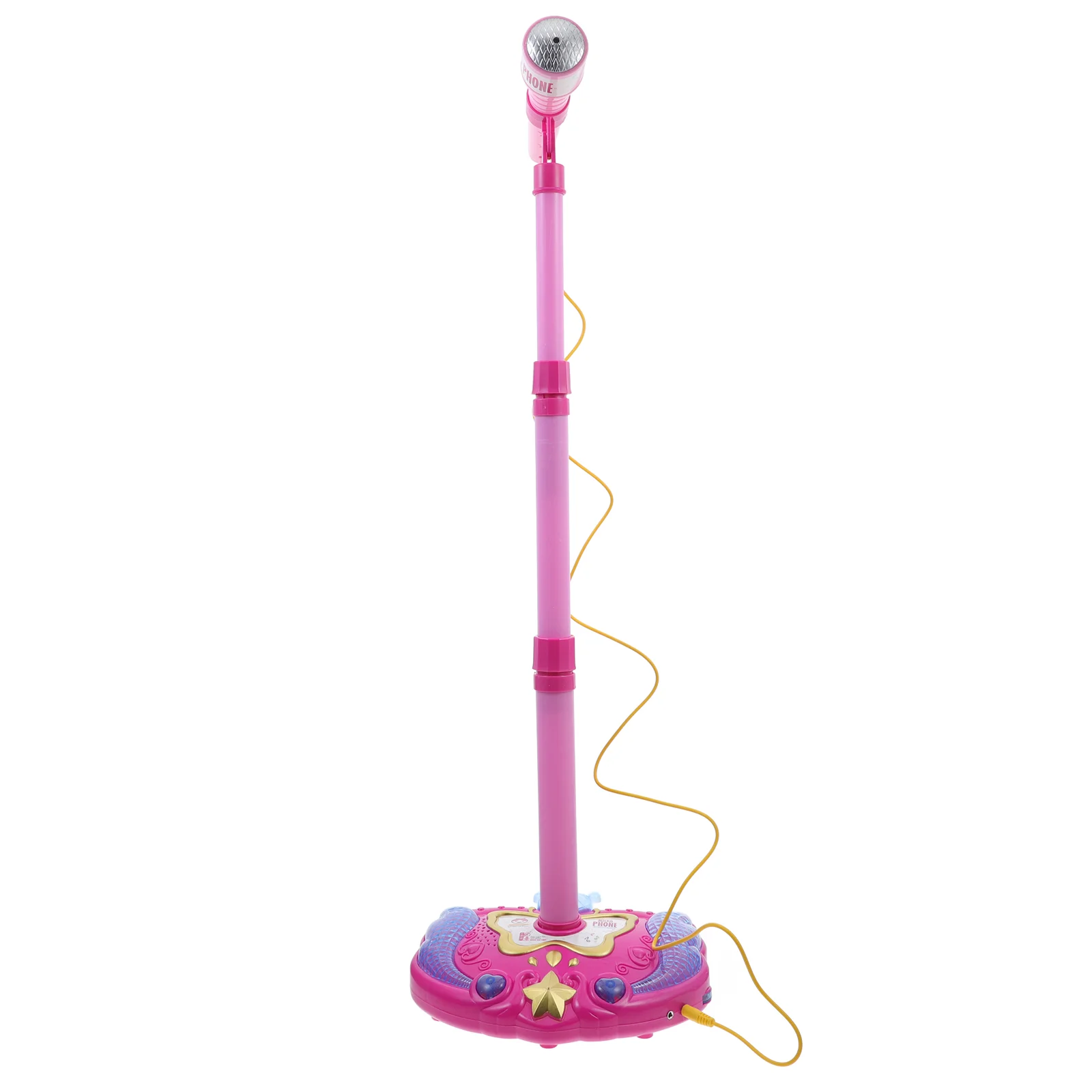 Kid Microphone Toy Early Educational Karaoke Toy Singing Toy for for Girl Boy (Pink, Without )