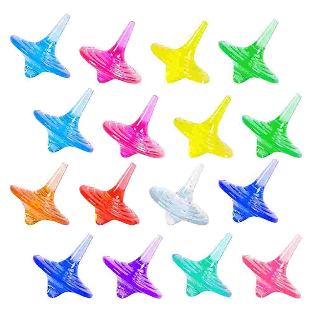 20 Pcs Rotating Gyroscope Toys Spinning Educational Diamond Children Plaything Girls