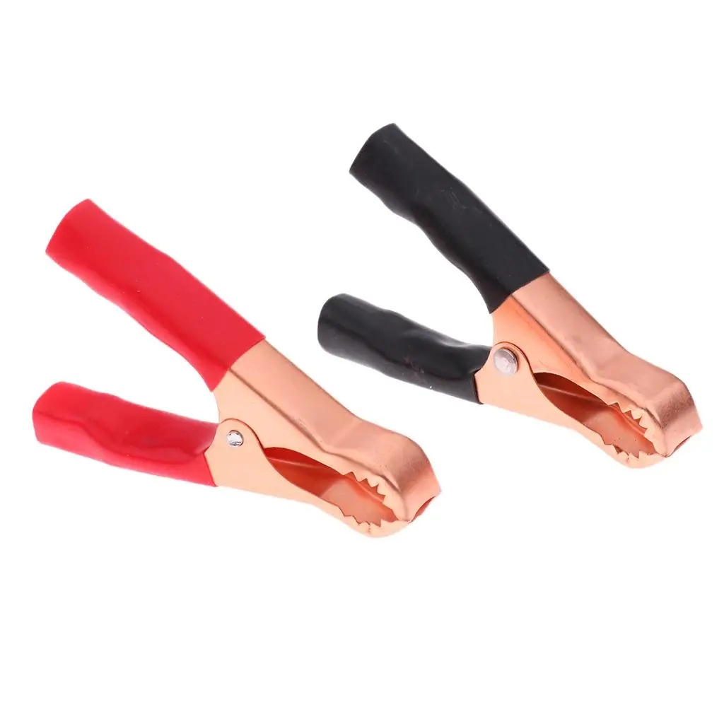 

Car Wire Alligator Clip 80mm Iron Alloy Heavy Duty Copper Part Electrical Clamp for Vehicle Battery Maintenance