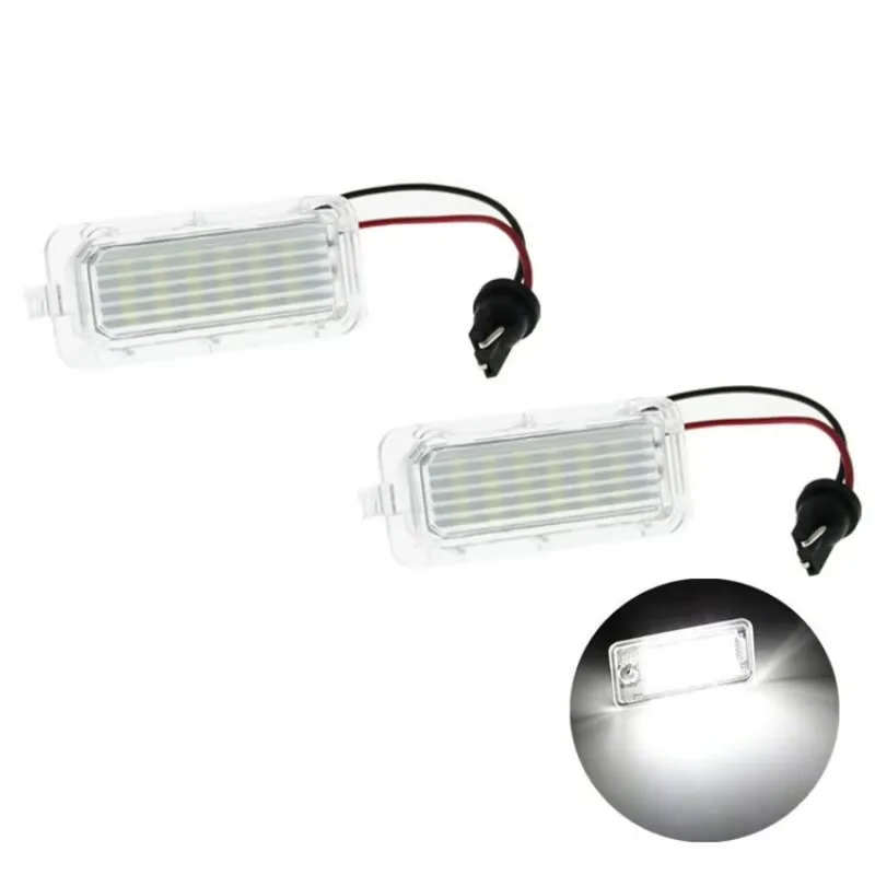 

Hot For 2pcs Car LED License Plate Lighting Truck License Plate Lighting Ford Focus C MAX S MAX Mondeo 4 Galaxy KUGA 7903 Fiesta