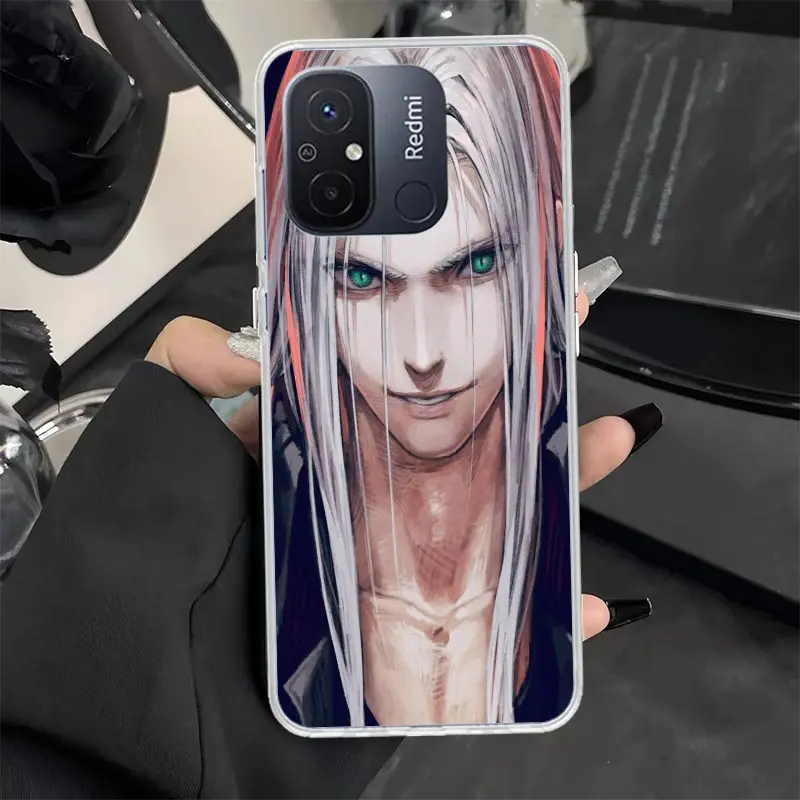 Anime FINAL FANTASY 7 BloodyBeni Phone Case for Xiaomi Redmi 12 10 9 9A 9C 9T 12C 8 8A 7 7A 10A 10C 6 6A K70 K60 K20 K40 Pro S2