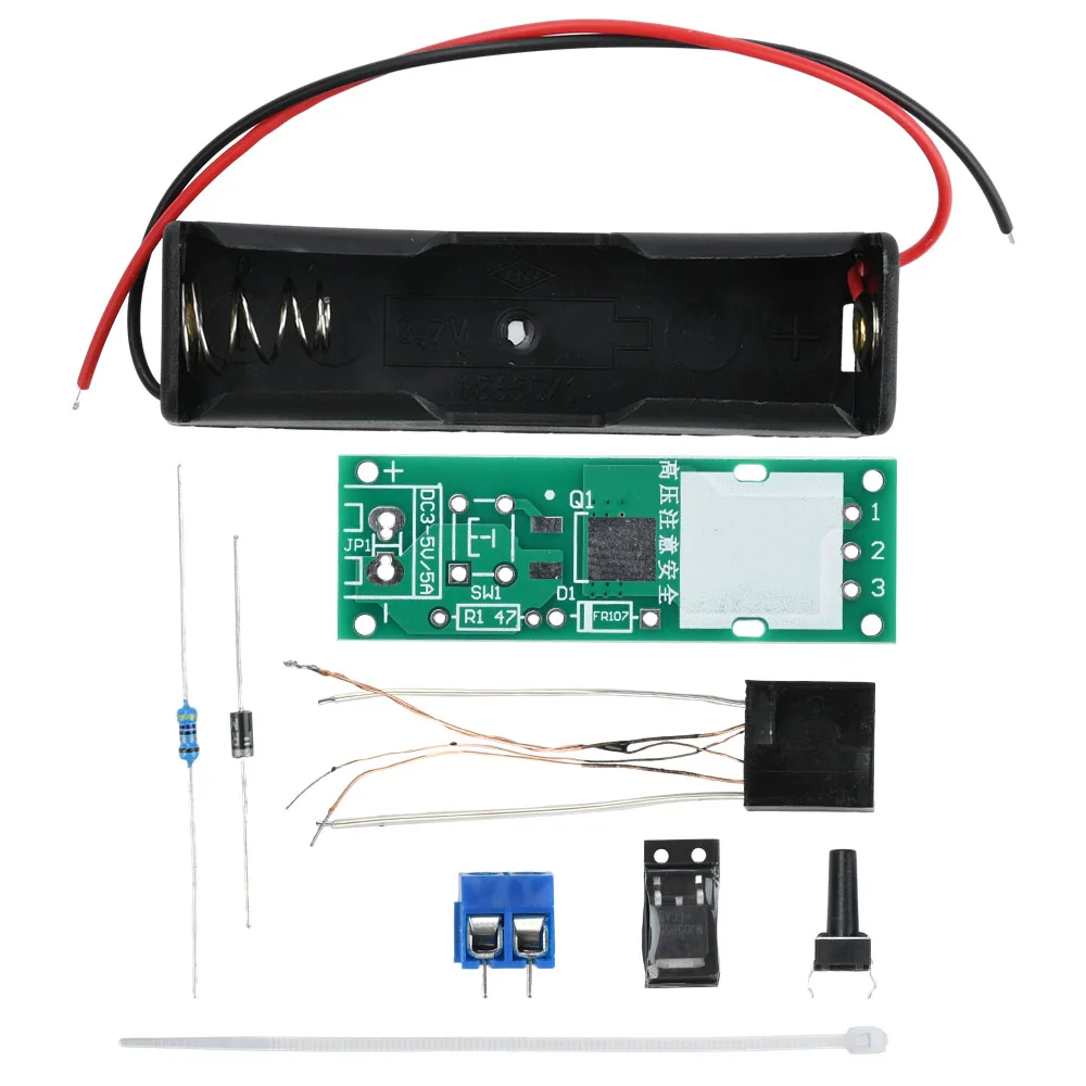 DC3-5V DIY Kit High Voltage Generator Arc Igniter Lighter Kit for DIY Electronic Production Suite