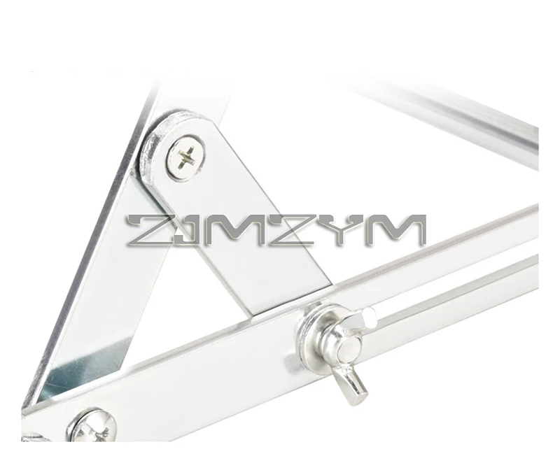 Foldable Stainless Steel Stand with One Roller Adjustable Cutting Machine Support Frame Material Support Bracket For Cutting
