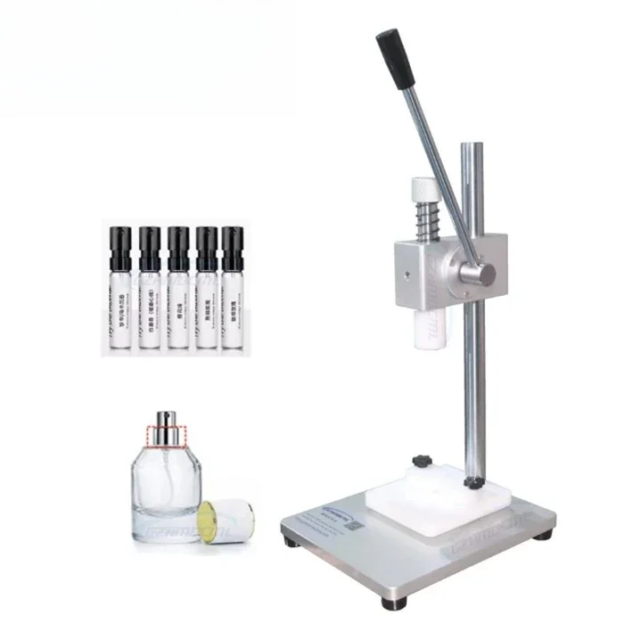 Desktop Vials Sealer Perfume Spray Glass Bottle Capper Crimper Manual Crimping Tool Collar Press Capping Machine