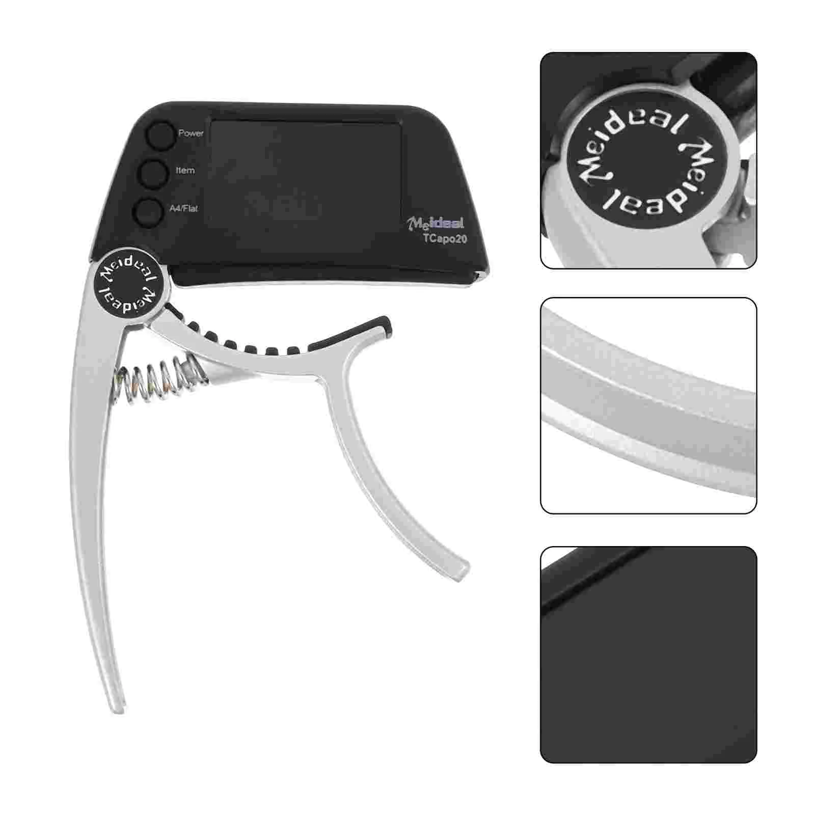 

Capo Tuner Electric Bass Turner Clip Professional Guitar Acoustic Tuning for Musical Instrument with Folk Accessories