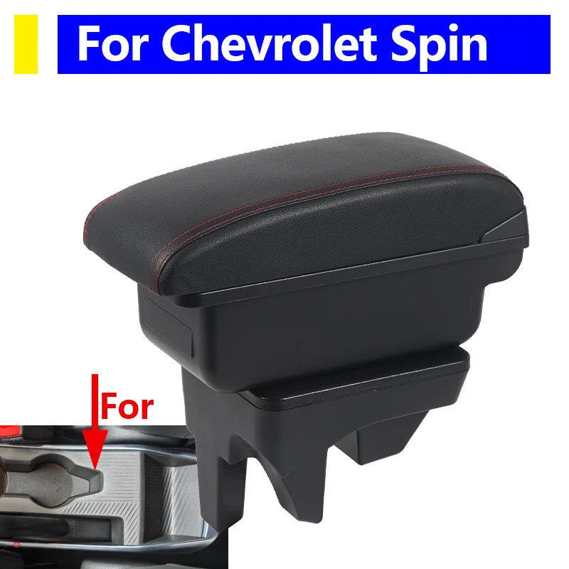 

Car armrest For Chevrolet Spin 2025 2026 center console armrest storage box with USB car interior accessories easy to install