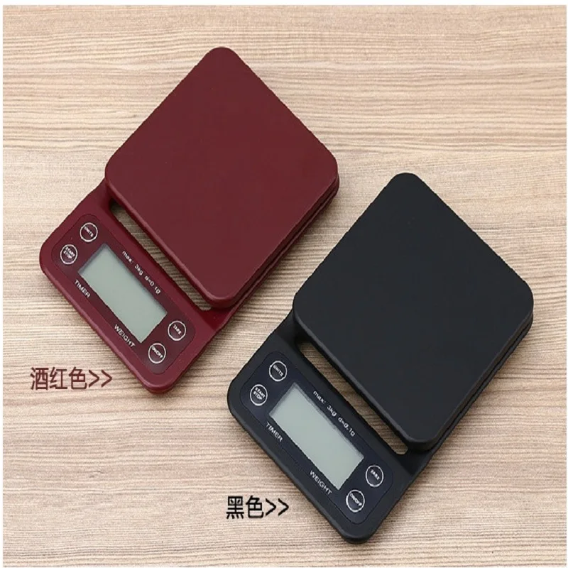 

FeiC 1piece Coffee Drip Scale/Timer Digital Kitchen Scale 3000g/0.1g Baking cooking for barista