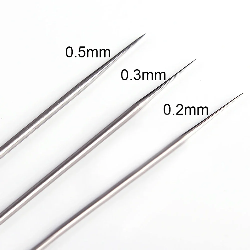 0.2mm 0.3mm 0.5mm Airbrush Nozzle Needle Cap Replacement for Airbrushes Spray Gun Model Spraying Paint Maintenance Accessories