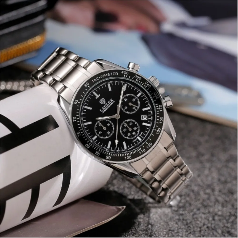 2024 New Men\'s Watches Top Luxury Quartz Watch For Men Auto Date Speed Chronograph AR Sapphire Mirror Wrist Watch Classic Style