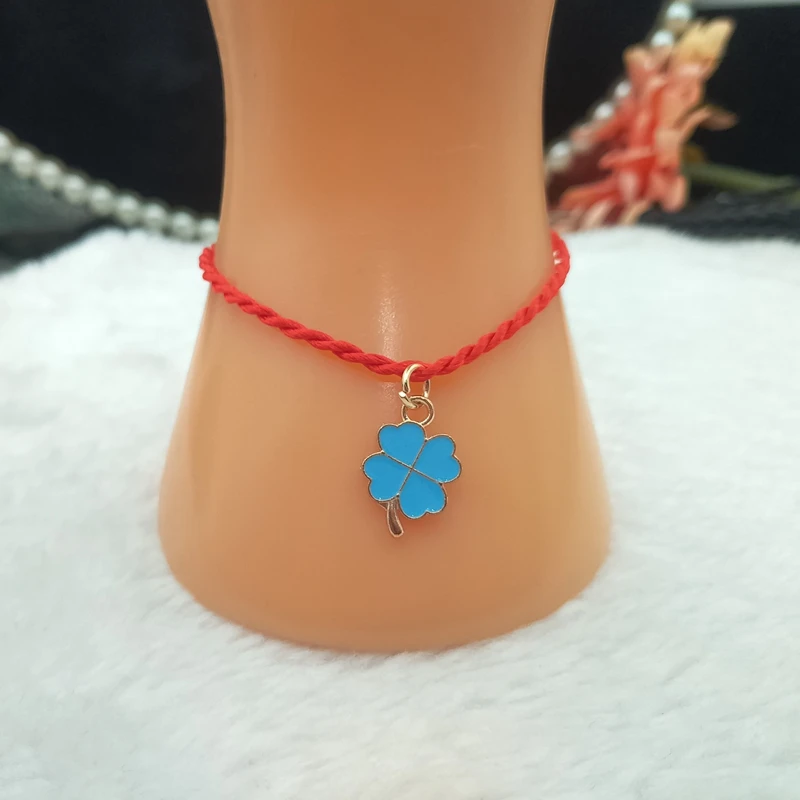 Браслет-с-эмалью-«клевер-удачи»-для-мужчин-и-женщин