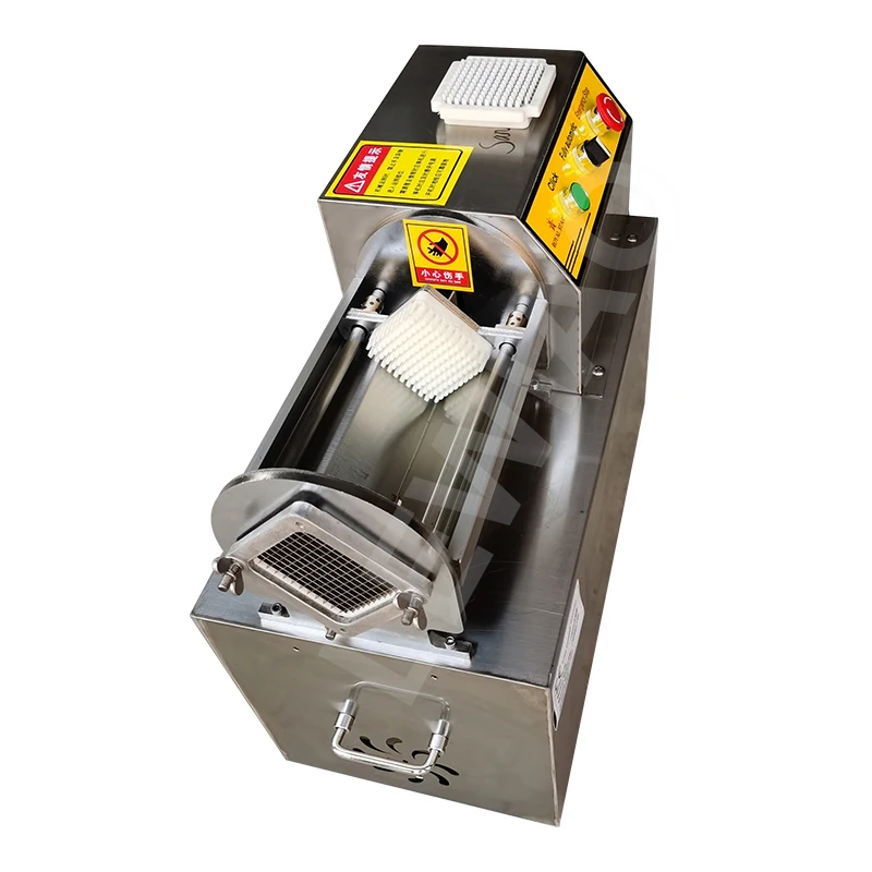 Machine électrique de découpe de frites pour pommes de terre, radis et concombre, en acier inoxydable