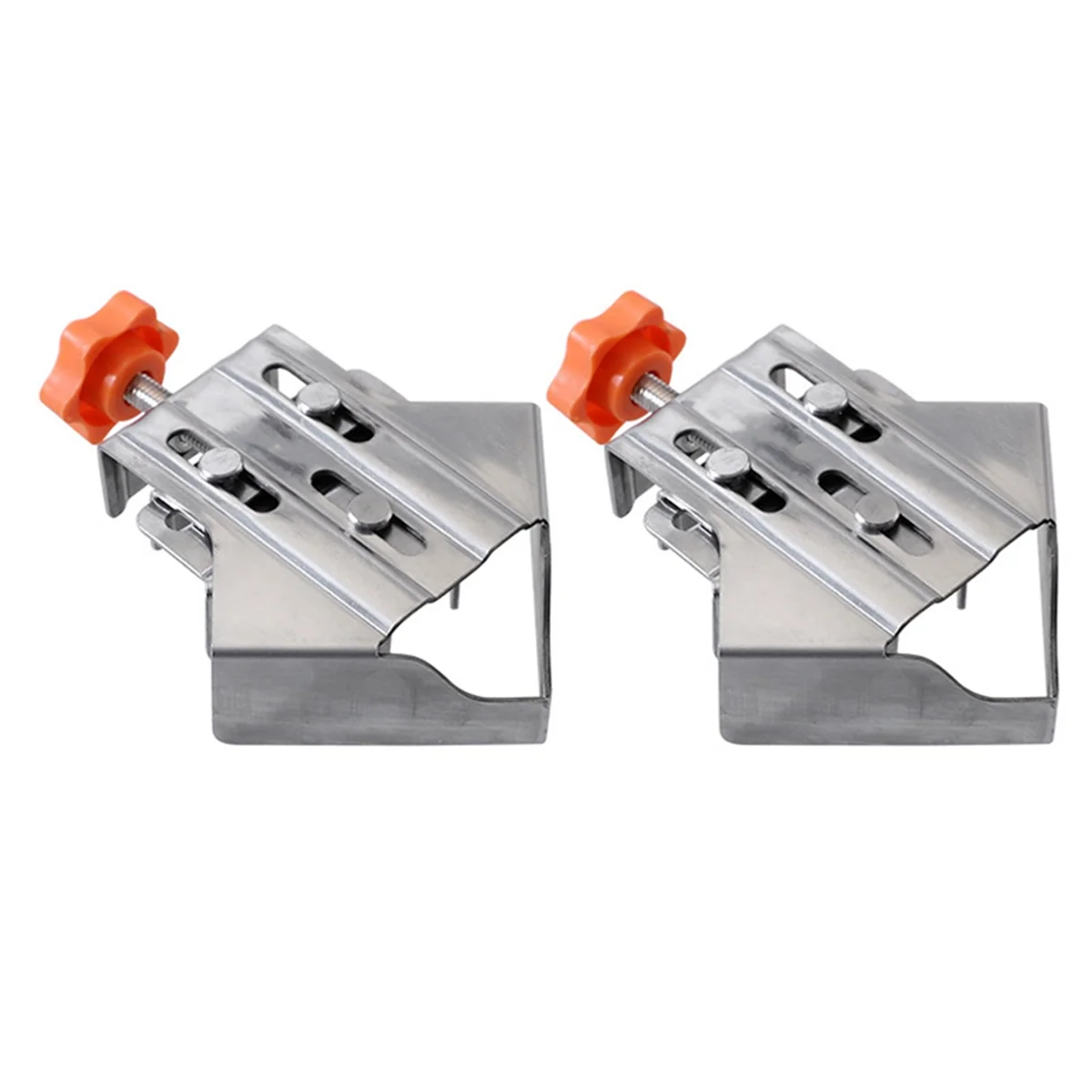 

2Pc Carpenter Quick Positioning Clamp for Wood Panel Splicing 90 Degree Right Angle Fixing Clip Right Angle Clamp-Closed