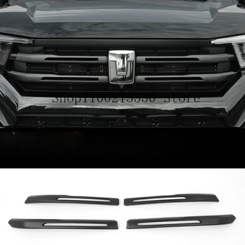 For Great Wall GWM Tank 400 3D ABS Sticker Car Front Emblem Badge Decals Black Badge Logo Emblem Cover Car-Styling