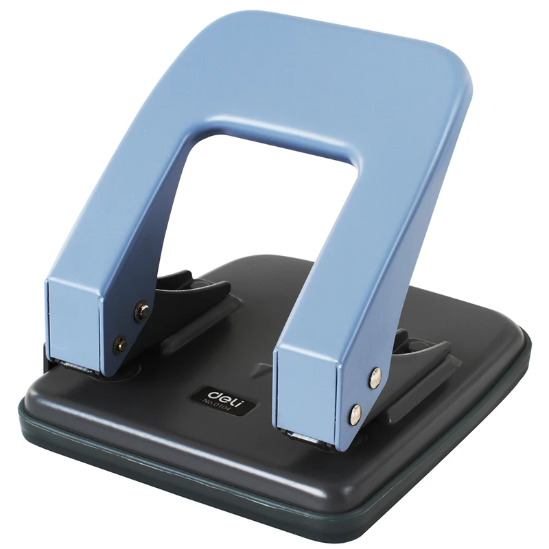 deli 0104 mesa de escritorio mm 2 hole punch binding hole punch dois furos distancia 80 mm punch papers capacidade 35 folhas 80g 01