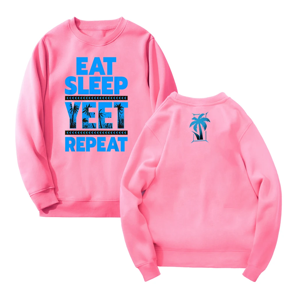 Jey Uso Eat Sleep Yeet Repeat Bluza Unisex Crewneck Long Sleeve Streetwear Kobiety Mężczyźni Moda Odzież