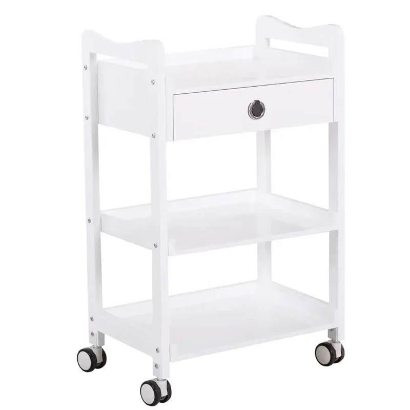 Mobile Cart Salon Station Manicure Support Organizers Trolleys Professional Household Trolley Rolling Auxiliary Carllo Beauty